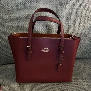 Coach Molly bag. Maroon